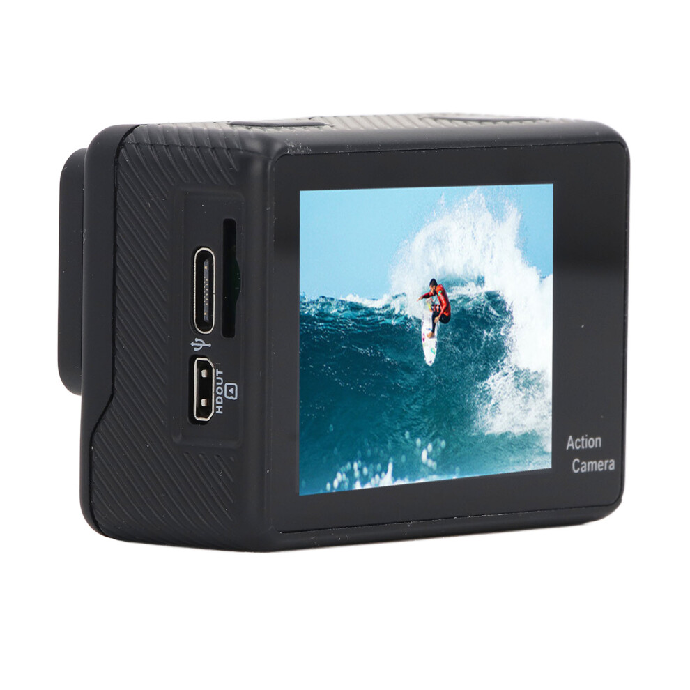 5K Action Camera 48Mp 170 Wide Angle Waterproof 16.4Ft For Diving Surfing 3731387555421