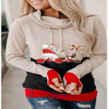 (L,STYLE 8)Women Halloween Sweatshirts Pumpkin Face Dancing Skeleton Shirt Long Sleeve Sweater Funny Graphic Pullover