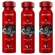 X3 Old Spice Deodorant Body Spray Wolfthorn 150ml