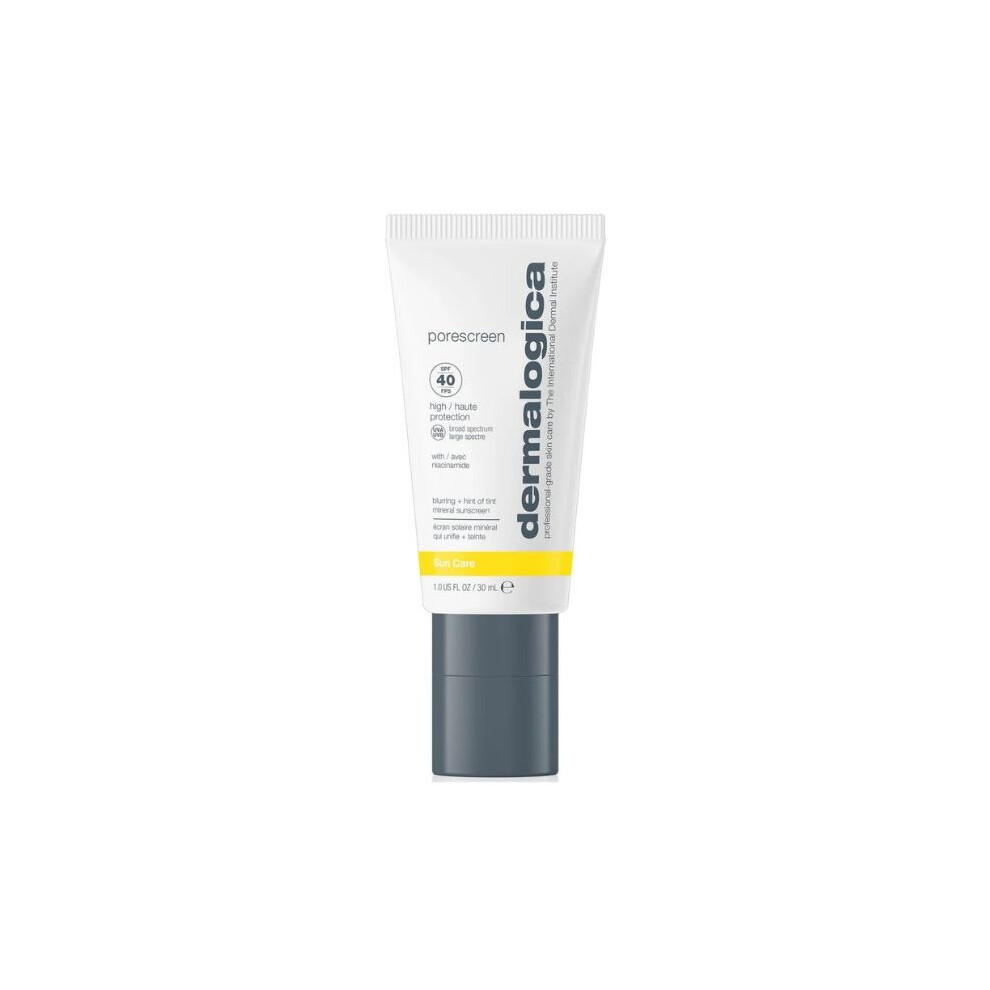 Dermalogica Porescreen (SPF40) Mineral Sunscreen, Protect, Blur and Enhance Skin Tone with Tint - 30ml