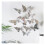 (Silver) 3D Butterfly Wall Stickers for Home Decor 3