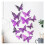 (Purple) 3D Butterfly Wall Stickers for Home Decor 2