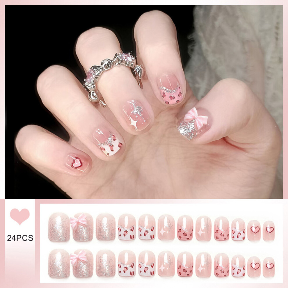 Dachuang Beauty (R20) Glitter Press-On Nails For Salon Manicure