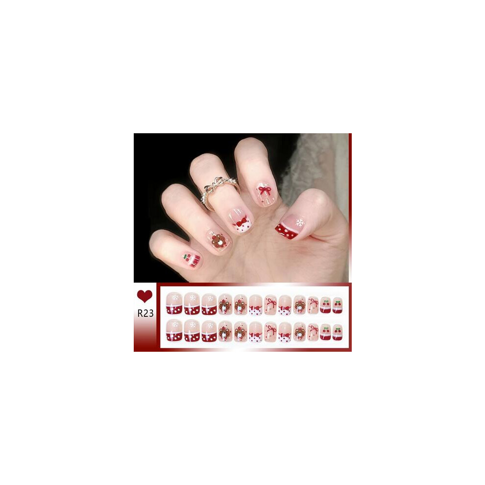 Dachuang Beauty (R23) Glitter Press-On Nails For Salon Manicure