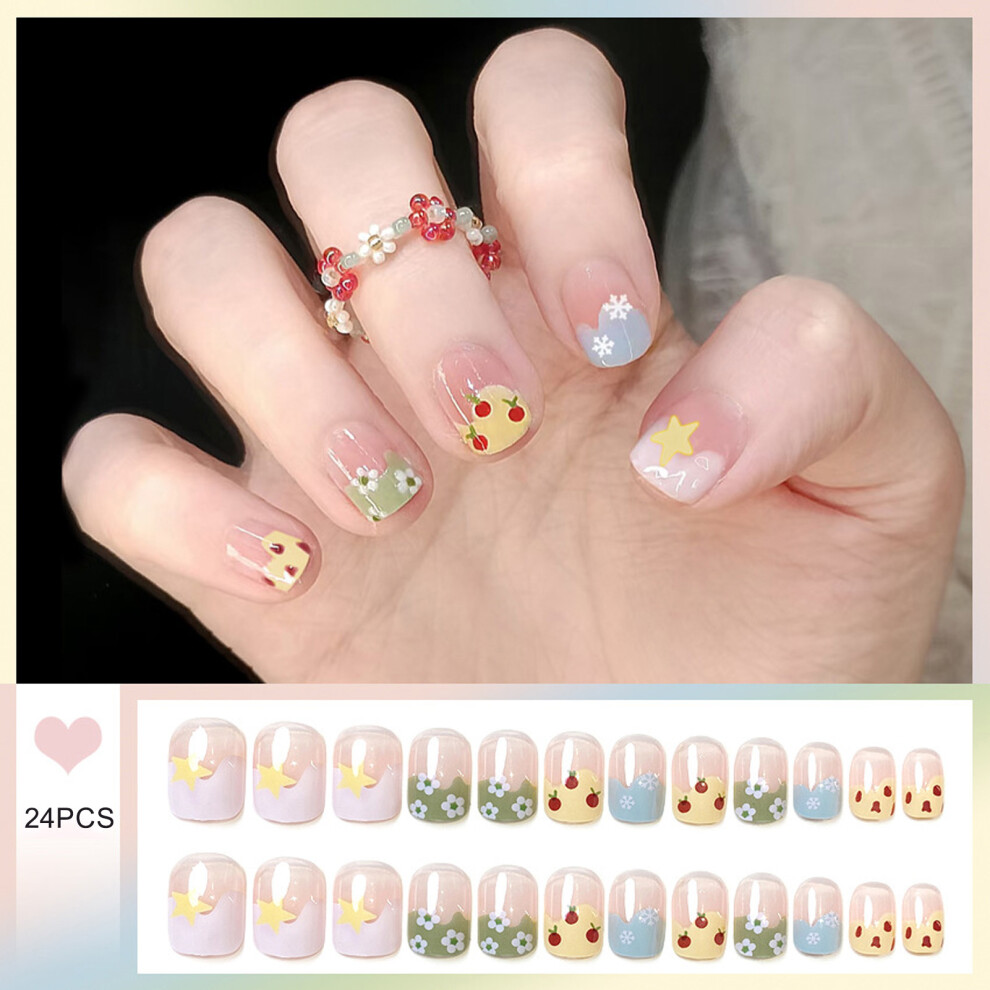 Dachuang Beauty (R11) Glitter Press-On Nails For Salon Manicure