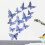 (Blue) 3D Butterfly Wall Stickers for Home Decor 1