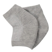 Reusable Moisturizing Gel Heel Socks Foot Care For Dry Feet Cracked Heels Soft Fabric Comfort Built In Silicone Gel Night Therapy Socks For Skin