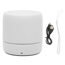 Mini Bluetooth Speaker With TWS Pairing And HD Sound, Waterproof Wireless Rechargeable Speakers For Travel Shower Colored Led Lights Changing Every5