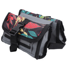 Borsa da manubrio per bicicletta, robusta, resistente all'acqua, facile da installare, nuovo design unico, soluzione compatta per riporre oggetti in