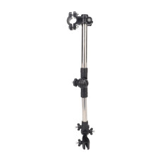 Universal Umbrella Frame For Bicycle Stroller Stainless Steel ABS Angle Adjustable Impact Resistant Easy Installation Free Hands Umbrella Stand Wide
