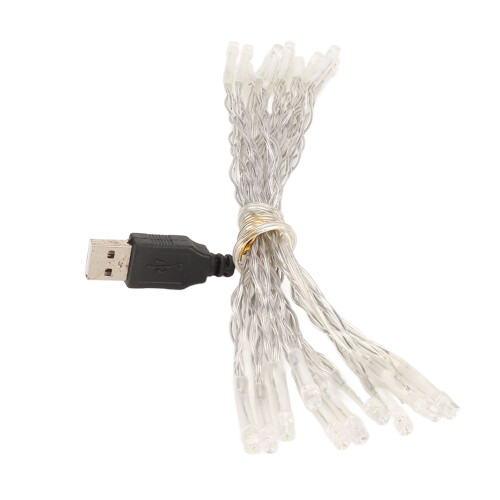 LED String Light With USB Connection, Flexible Low Power Consumption Waterproof High Brightness Long Life String Lights Suitable For Decorations And 1