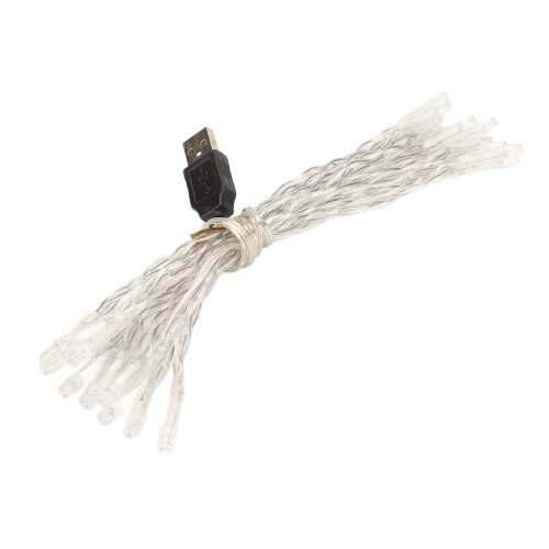 LED String Light With USB Connection, Flexible Low Power Consumption Waterproof High Brightness Long Life String Lights Suitable For Decorations And 2