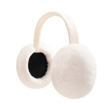 (White)Cold Protection Faux Rabbit Hair Ear Warmer Women Earmuffs Winter Warm Ergonomic