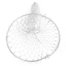Outdoor Fishing Gear Folding Fishing Net Sturdy Nylon Material Durable Long Term Use Lightweight Easy To Store And Transport Suitable For Salt And