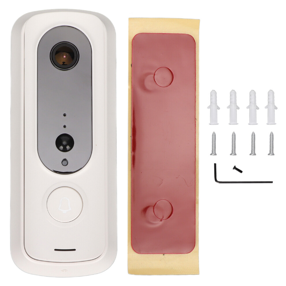 Cloud Storage Enabled Video Doorbell With Night Vision Ai Detection Two-Way Communication Waterproof Weatherproof Strong Adhesive Human Detection 9357860362610