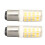 Λάμπα LED με ώθηση BA15D με διπλή βάση μπαγιονέτ 6000K λευκό φως ημέρας μακράς διαρκείας 3