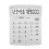 (White) Big Buttons 12-digit Standard Electronic Calculators Solar Battery Calculator 1