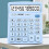 (White) Big Buttons 12-digit Standard Electronic Calculators Solar Battery Calculator 2