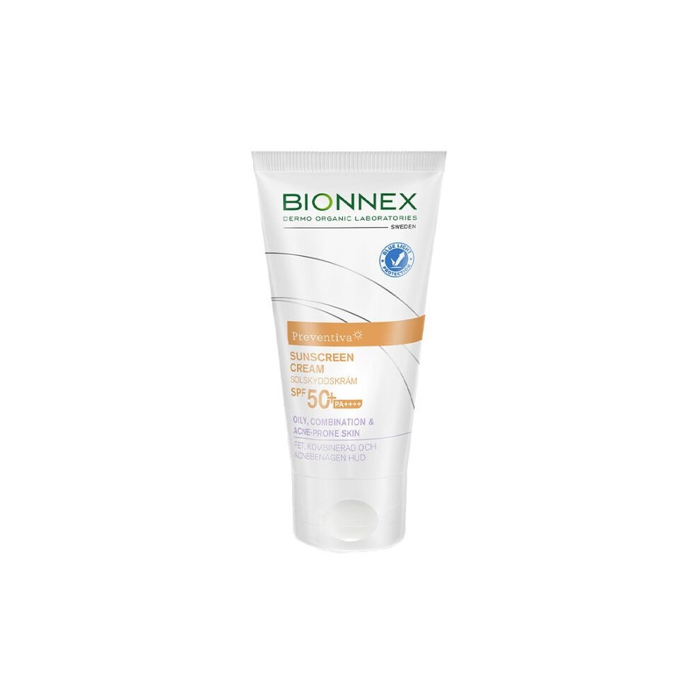 Cream Bionnex Preventiva Sunscreen (Spf 50+) For Oily, Combination And Acne-Prone Skin, Mattifying Protection - 50Ml