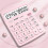 (White) Big Buttons 12-digit Standard Electronic Calculators Solar Battery Calculator 3