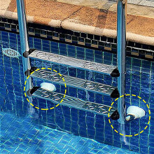 2 Pcs Pool Ladder Bumpers, Durable Rubber Plug for 1.9in Ladder