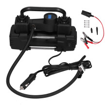 Portable Air Compressor For Car Tires Automatic Tire Pump With Digital Gauge LED Flashlight Fast Dual Motor Inflation Tool For SUV Truck Van Bicycle