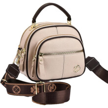 Dames leren crossbodytas met verstelbare brede schouderband, klassieke multifunctionele vakken, verstelbare brede schouderband, leren crossbodytas