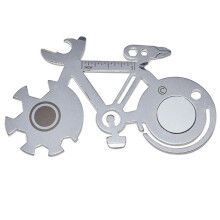 Everyday Carry Multi Tool Set Bicycle Shaped Gadget with Versatile Functionality Stainless Steel Compact Tool TSA Approved for Travel and Outdoor Use