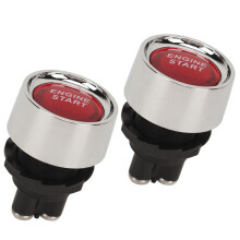 Engine Start Ignition Switch DC12V 50A Red Push Button for Cars RV Boats