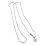 Twist Chain Necklace Silver Thin Metal Choker 2
