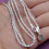 Twist Chain Necklace Silver Thin Metal Choker 6
