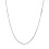 Twist Chain Necklace Silver Thin Metal Choker 7