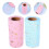 Tulle Netting Fabric Light Blue with Gold Sequins 2 pcs 7