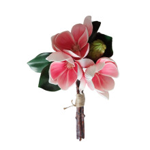 Sonderangebot: 1 künstliche Magnolienstiel (25 cm), naturgetreue Seidenblume für Zuhause, Büro, Hochzeiten und Partydekoration