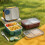 Microwave Safe Stainless Steel 3 Compartment Bento Lunch Box, Blue 4
