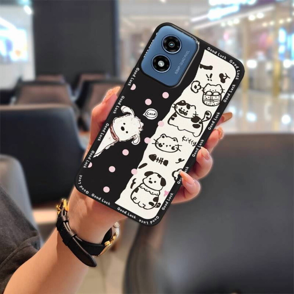 Shockproof Tpu Phone Case For Moto G Play 2024/4G/5G Â Waterproof, Graffiti Cartoon Design, Dust-Resistant 9358459352630