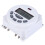 Adjustable Time Settings Timer Switch Input12V Output12V DC AC16A SPST Digital LCD Programmable Timer Energy Efficient Support Daily Weekly 5