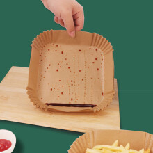 (50PCS) Air Fryer Baking Paper, Disposable for Pizza & Bacon (50ct)