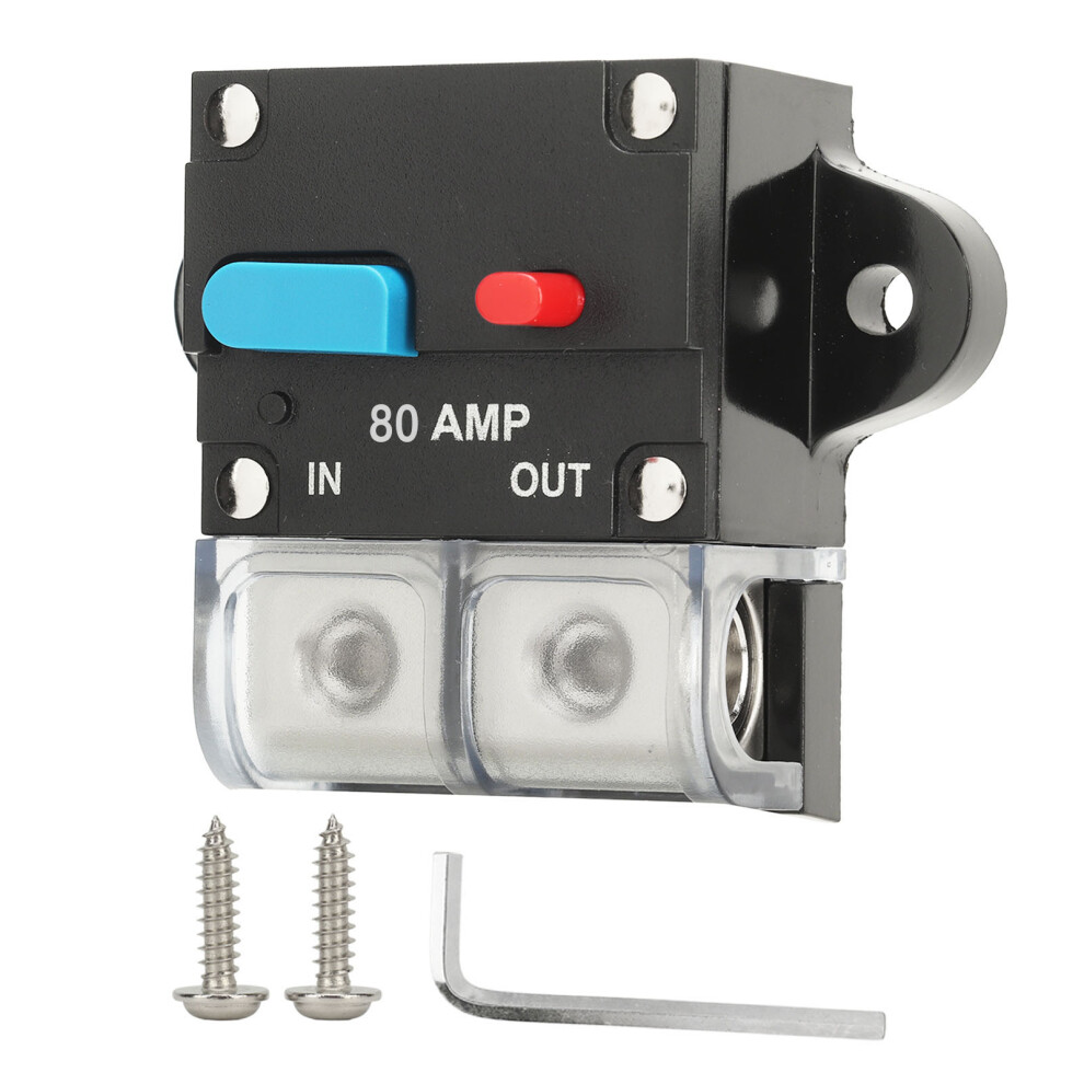 Dc 24V Manual Reset Circuit Breaker 80A 7293282517783