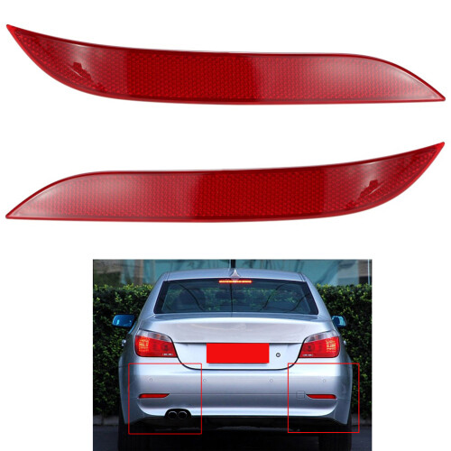 Scratch Resistant Rear Bumper Reflector Strip Waterproof ABS Material Reflective Function Durable Car Accessory Easy Installation Vehicle Specific
