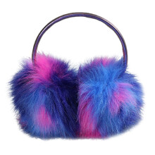 Modische, flauschige Ohrenschützer für Damen – Winter, warm und weihnachtlich – Ohrenschützer in Kopfhörerform – Mädchenfarben
