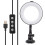 Live Streaming Lighting Ring Light For Laptop, Webcam Lighting Dimmable Led Ring Light With Adjustable Brightness Suction Cup Mount Non Glare Soft 6