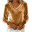 Women's Solid Long Sleeve Top with Draped Cowl Neck 8