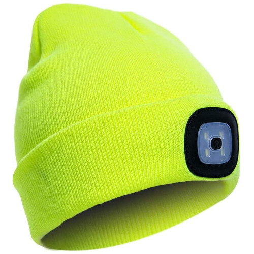 Καπέλο Morttic LED Beanie, Επαναφορτιζόμενος φακός κεφαλής USB 4 LED, Ζεστό πλεκτό σκουφάκι 2