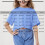 Top corti estivi da ragazza, magliette oversize a girocollo, a maniche corte, basic. 4