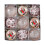 Christmas Decorations Set PET Plastic Balls Beige 3.7 Inch 1