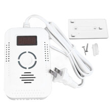 Methane Propane Detector Plug In Natural Gas And LPG Alarm Carbon Monoxide Gas Leak Monitor With LED Display Real Time Warning Durable Material Easy