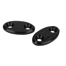 Aluminum Rearview Mirror Base Cover for S1000RR 2009-2019 & R1 2007-2014 Black