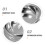 Métal Argent Rangement Sachets Accessoires De 8