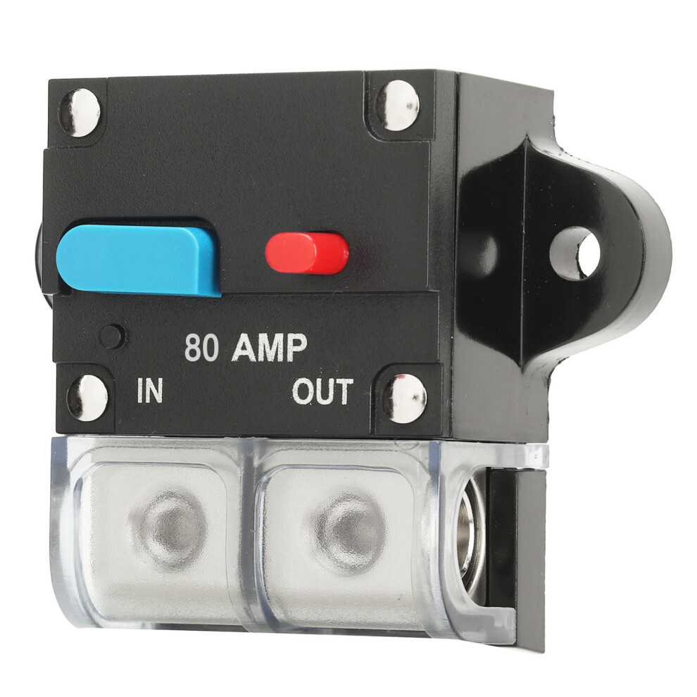 Dc24v 80A Manual Reset Circuit Breaker For Car Boat Rv Ships 8491387555856